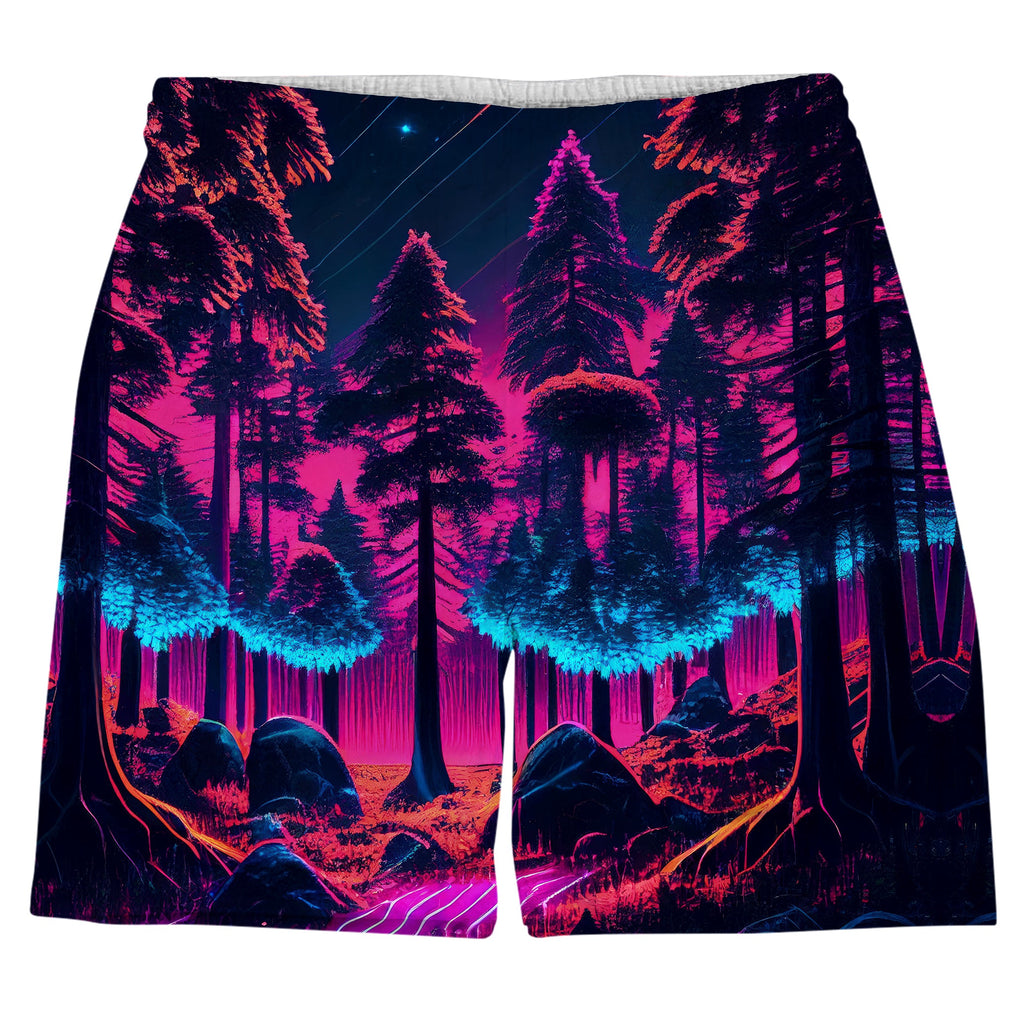 Neon Forest Men's Tank and Shorts Combo, iEDM, | iEDM