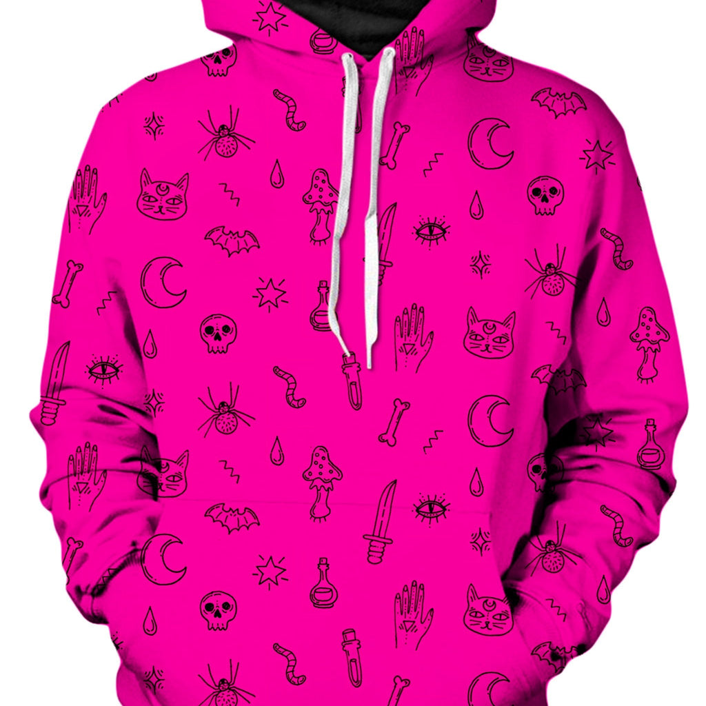 Pink Pattern Unisex Hoodie, iEDM, | iEDM