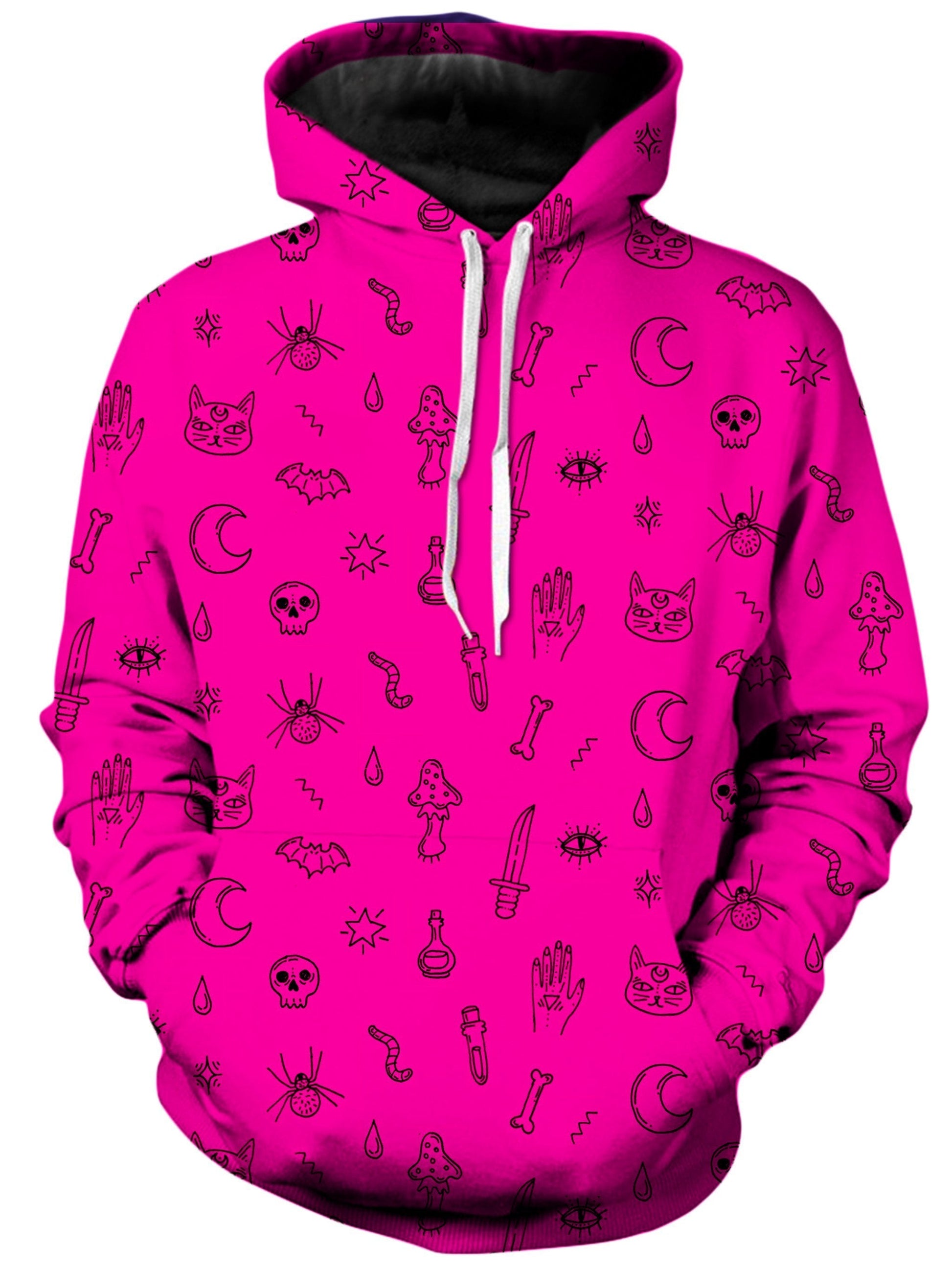 Pink Pattern Unisex Hoodie, iEDM, | iEDM