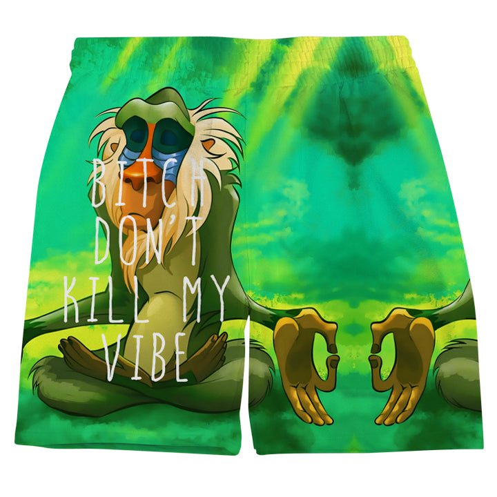 Meditating Rafiki Weekend Shorts