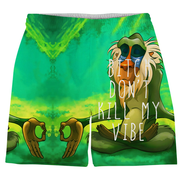 Meditating Rafiki Weekend Shorts