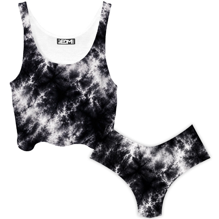 Monoschism Crop Top and Booty Shorts Combo