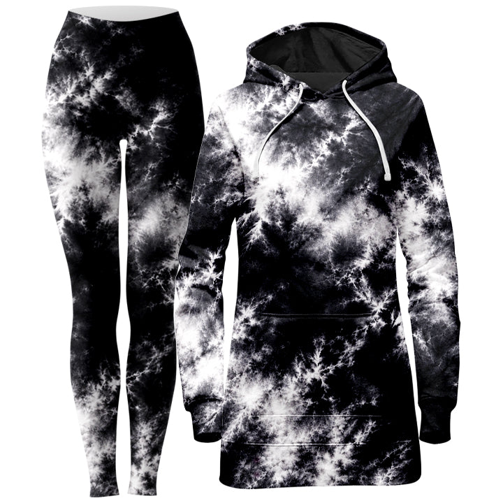 Monoschism Hoodie Dress and Leggings Combo
