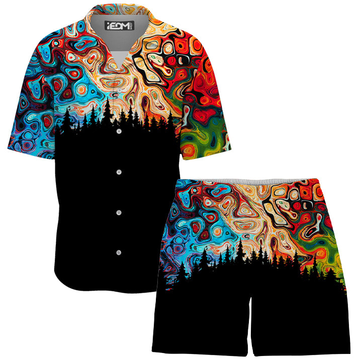 Night Sky Lounge Shirt and Shorts Combo