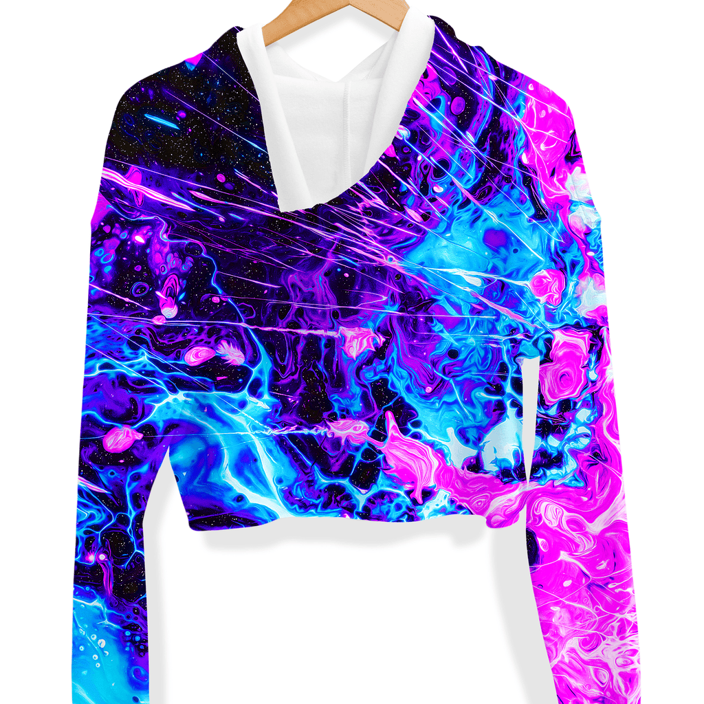 Cosmic Burst Fleece Crop Hoodie, Noctum X Truth, | iEDM