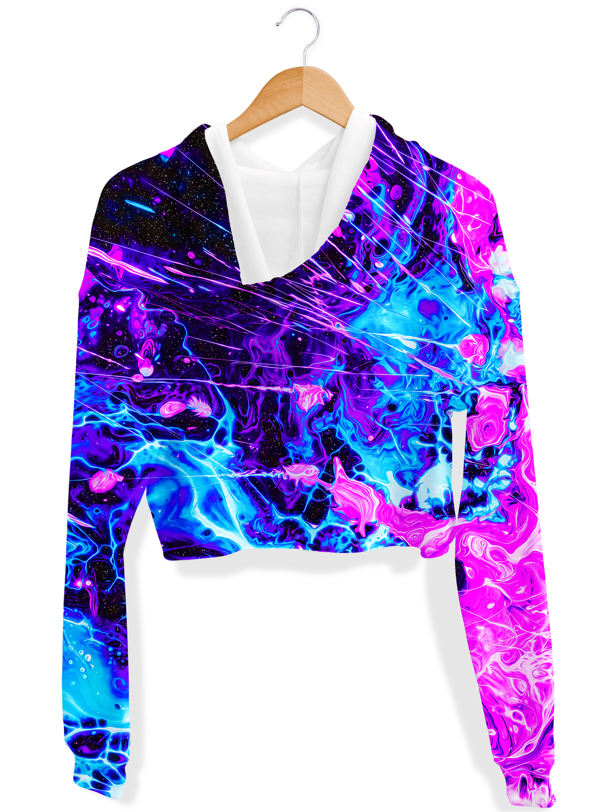 Cosmic Burst Fleece Crop Hoodie, Noctum X Truth, | iEDM