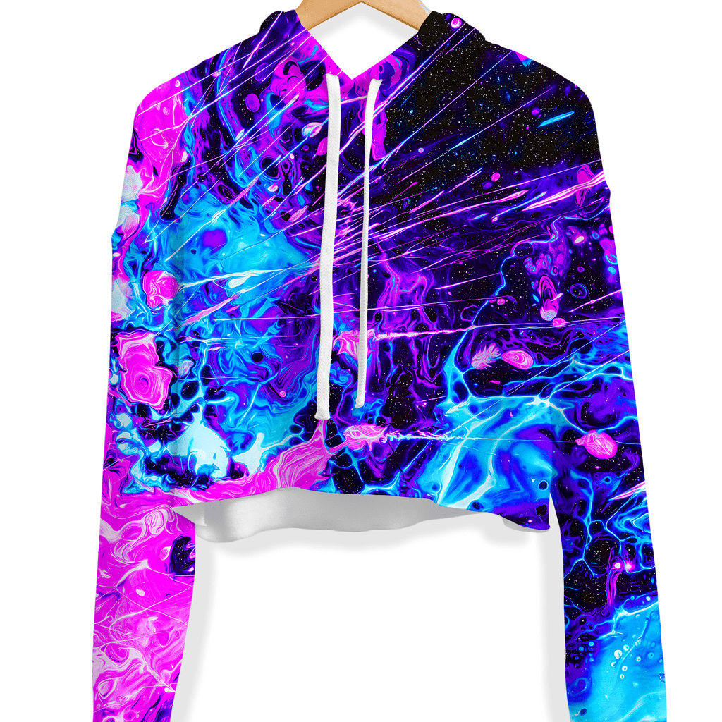 Cosmic Burst Fleece Crop Hoodie, Noctum X Truth, | iEDM