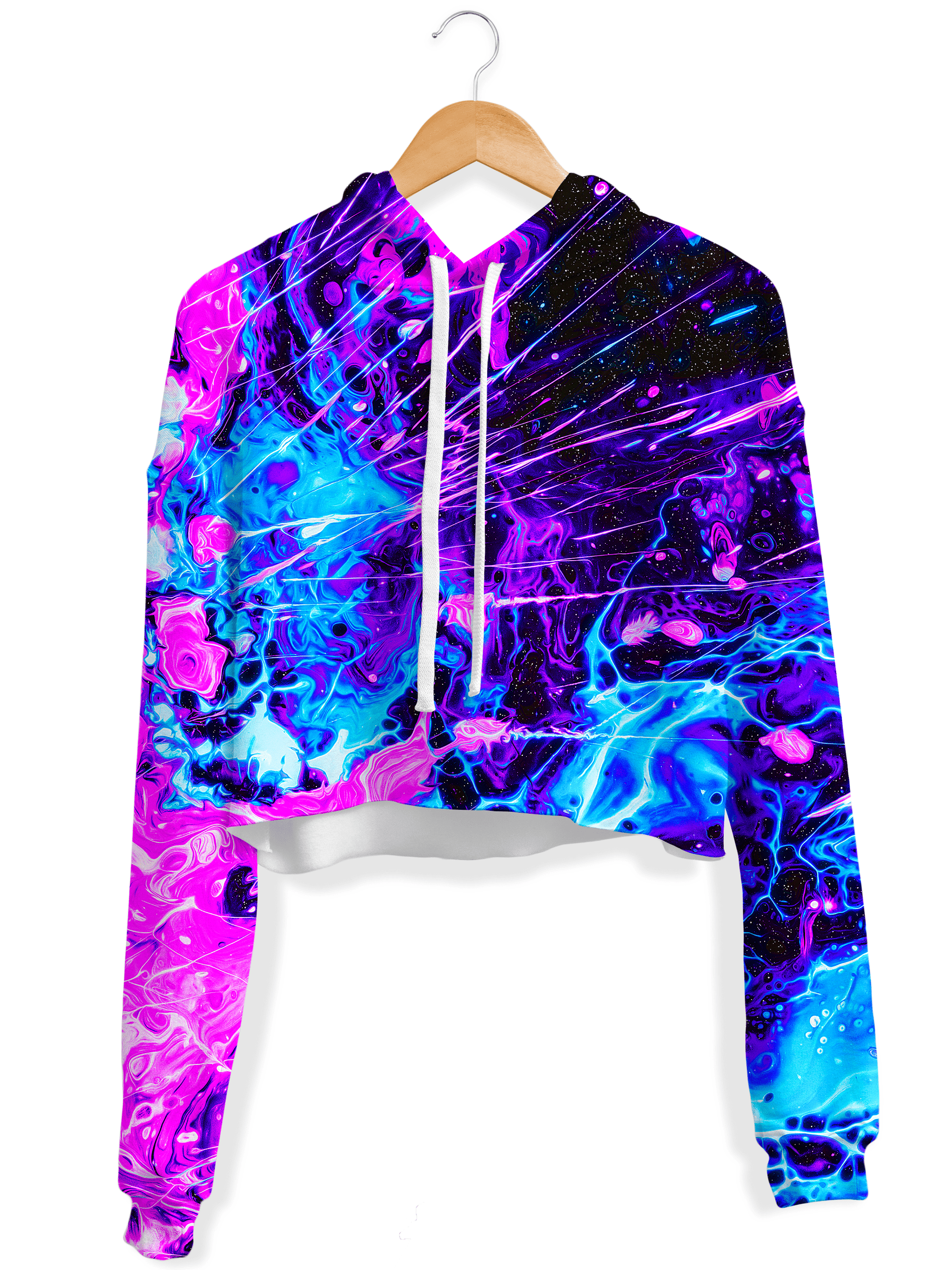 Cosmic Burst Fleece Crop Hoodie, Noctum X Truth, | iEDM