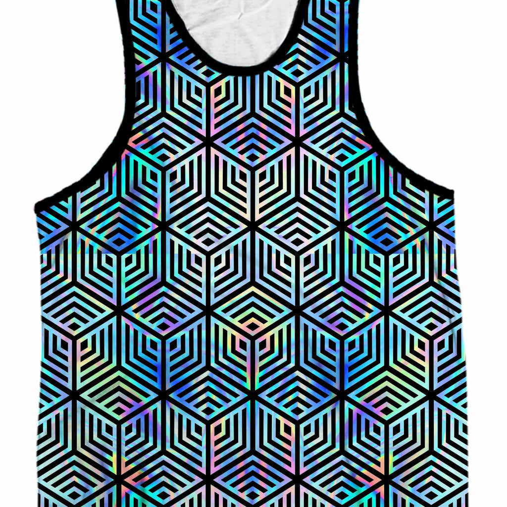 Holographic Hexagon Tank and Shorts Combo, Noctum X Truth, | iEDM