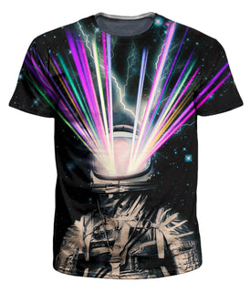 On Cue Apparel - 80's Astronaut Men's T-Shirt