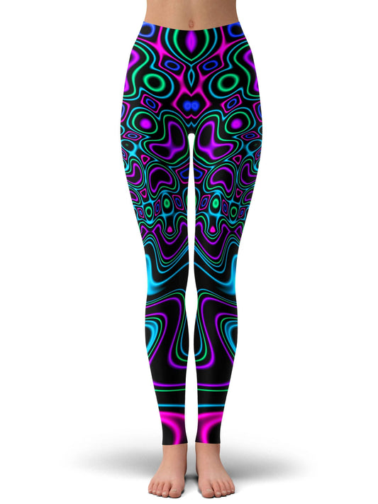 Fractal River Leggings, Psychedelic Pourhouse, | iEDM