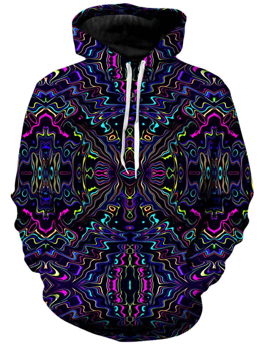 Wonky Vision Unisex Hoodie, Psychedelic Pourhouse, | iEDM