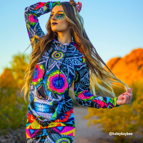 Suger Skull Hoodie Dress, Svenja Jodicke, | iEDM