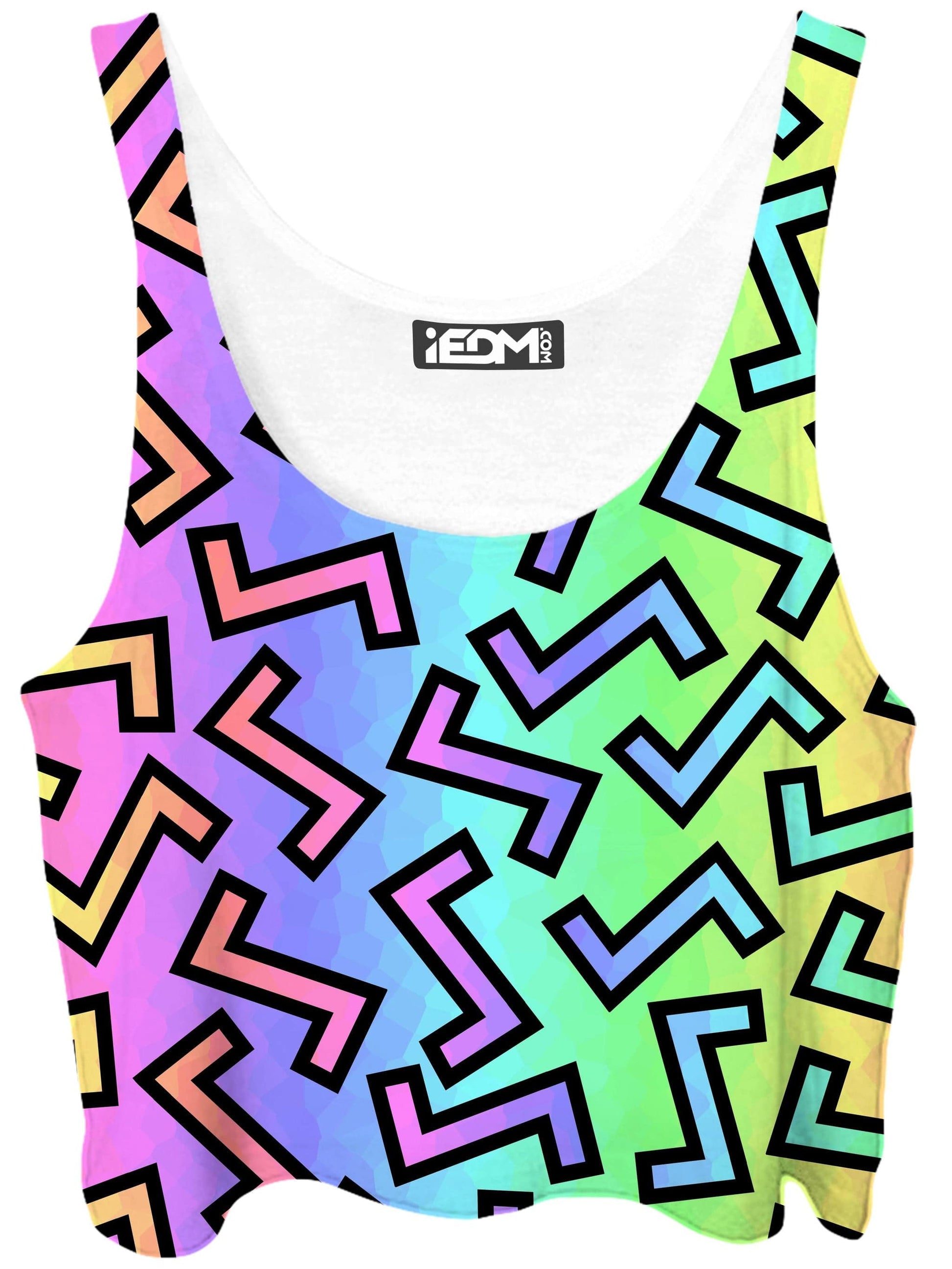 80s Rainbow Crop Top, Sartoris Art, | iEDM