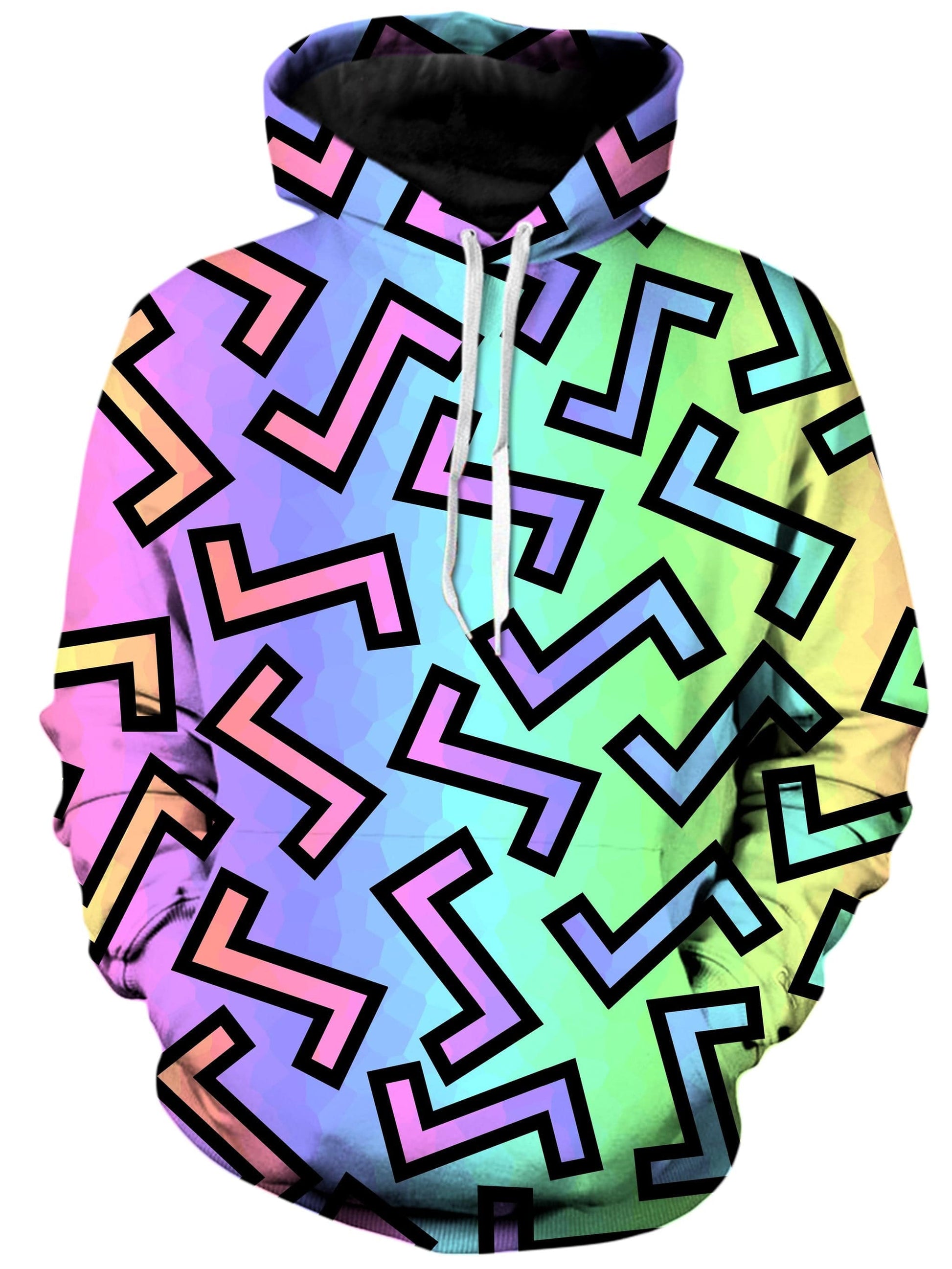 80s Rainbow Unisex Hoodie, Sartoris Art, | iEDM