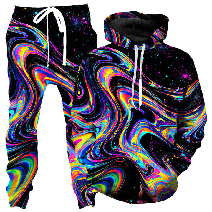 Space Swirl Hoodie and Joggers Combo