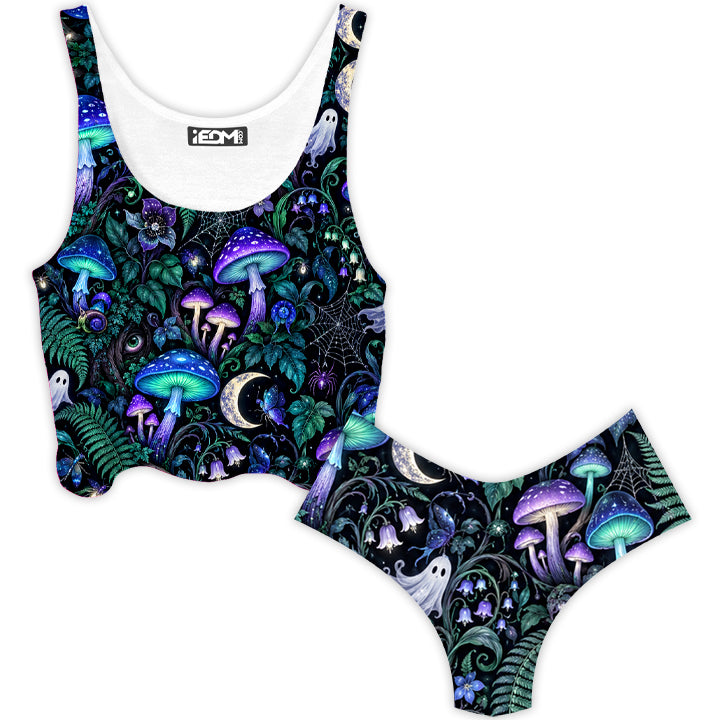 Spore Ritual Crop Top and Booty Shorts Combo
