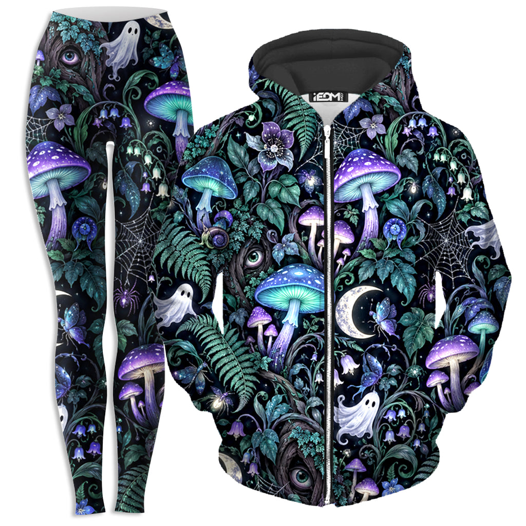 Spore Ritual Zip-Up Hoodie and Leggings Combo