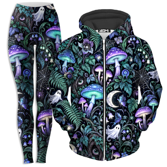 Spore Ritual Zip-Up Hoodie and Leggings Combo