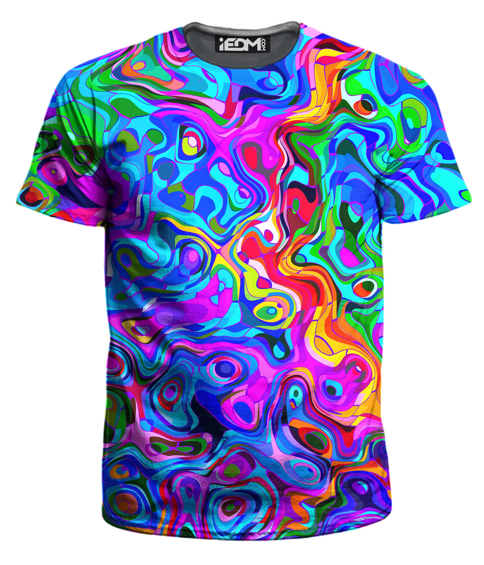Rainbow Waves Men's T-Shirt, Art Design Works, | iEDM