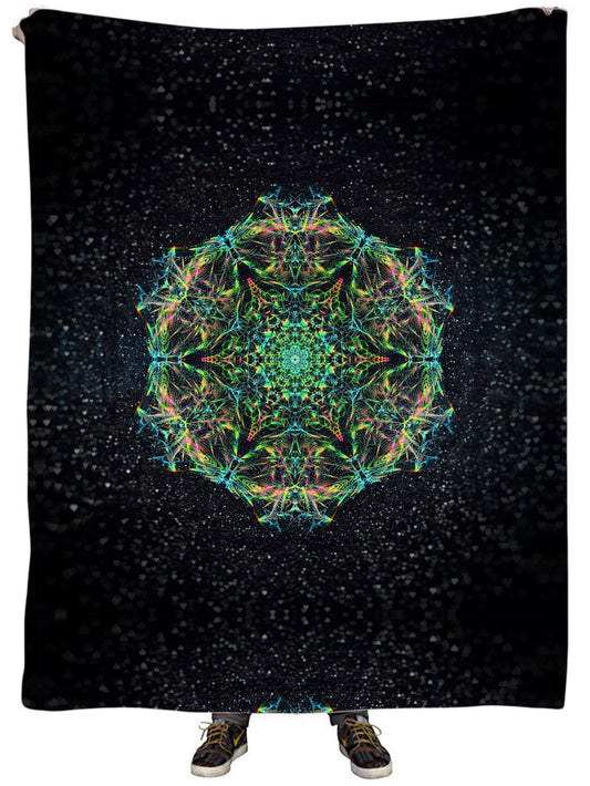 Green Prism Plush Blanket, Art Design Works, | iEDM