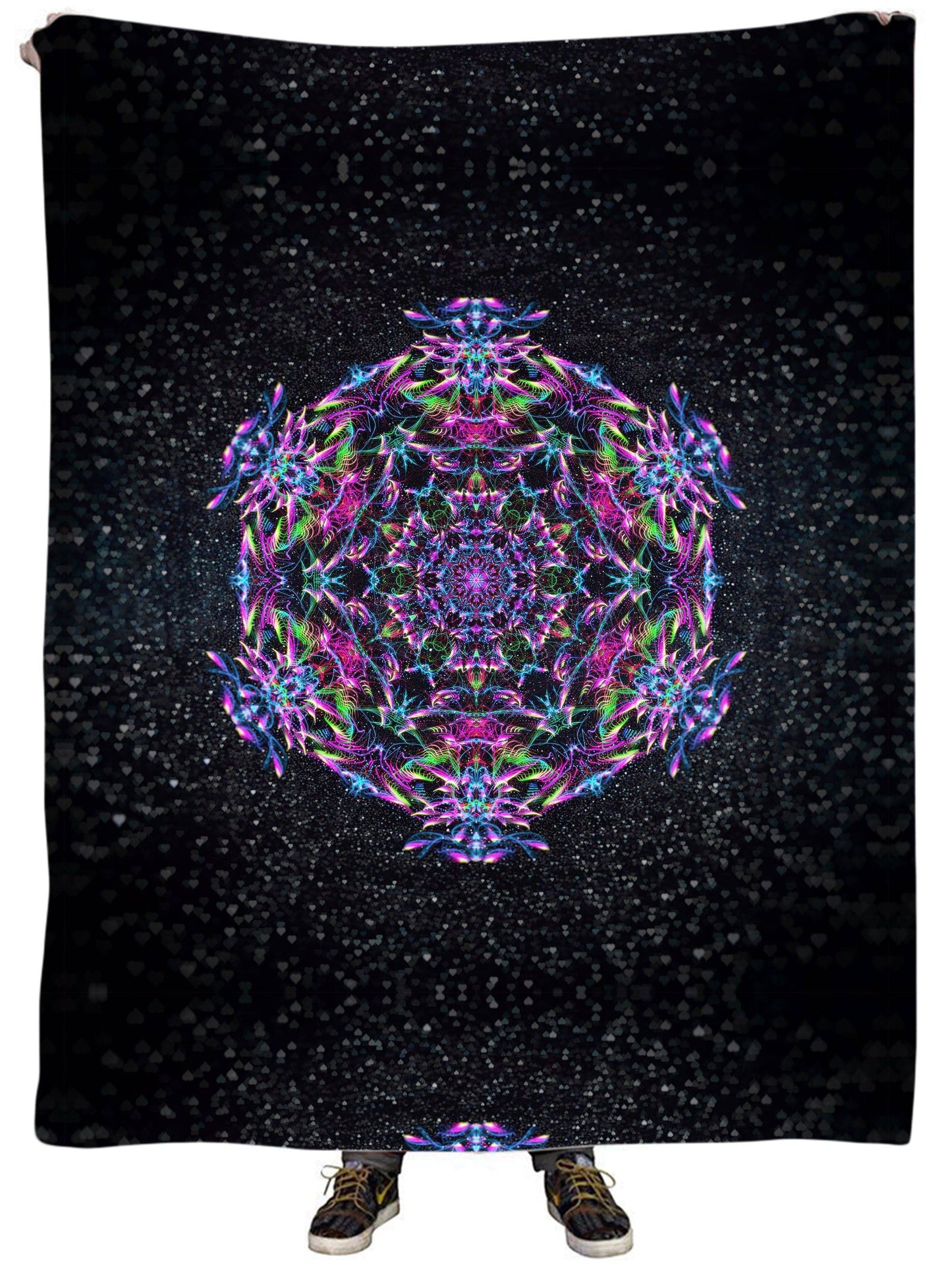Purp Geometric Plush Blanket, Art Design Works, | iEDM