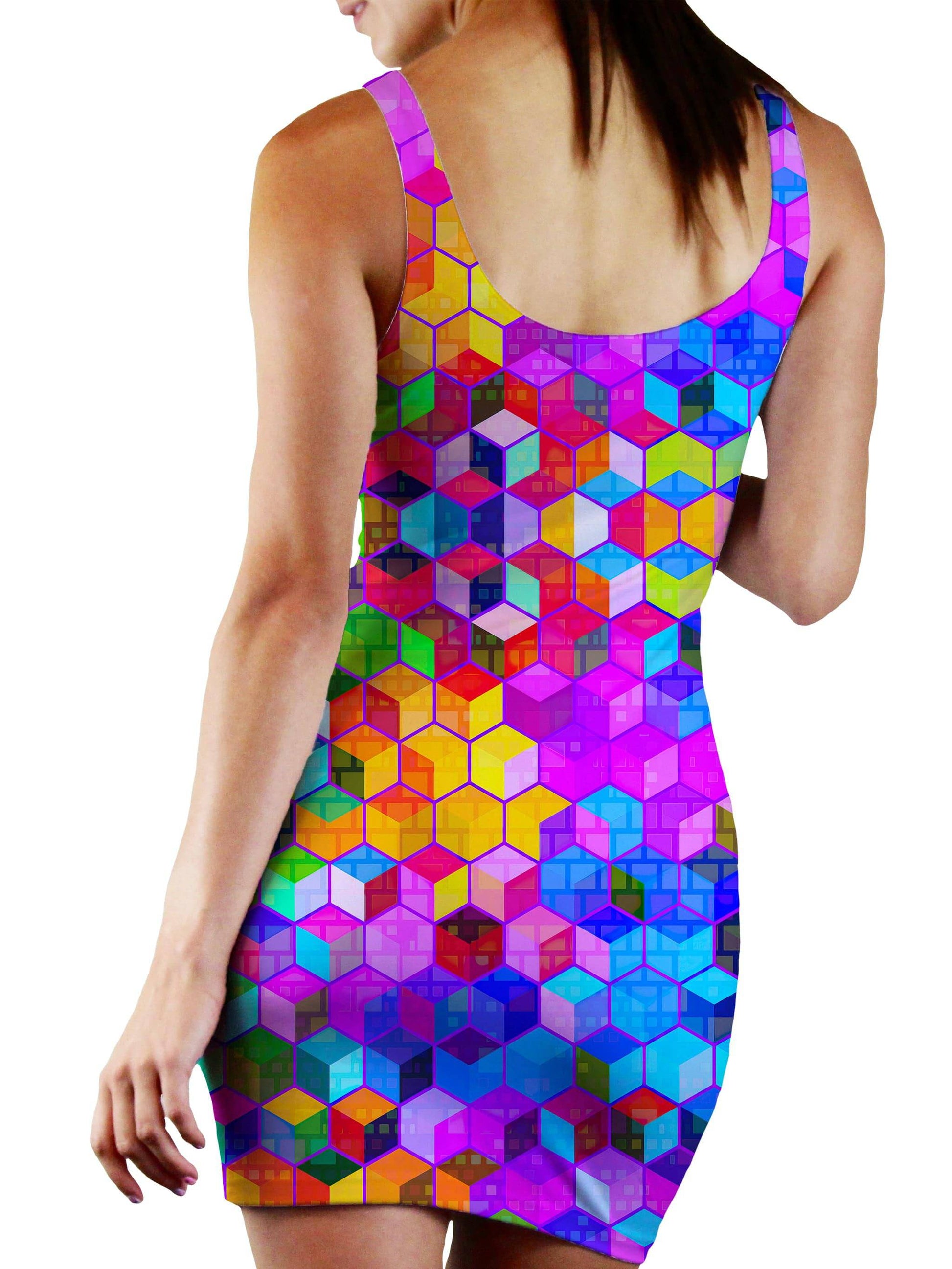 Cubism Bodycon Mini Dress, Art Design Works, | iEDM