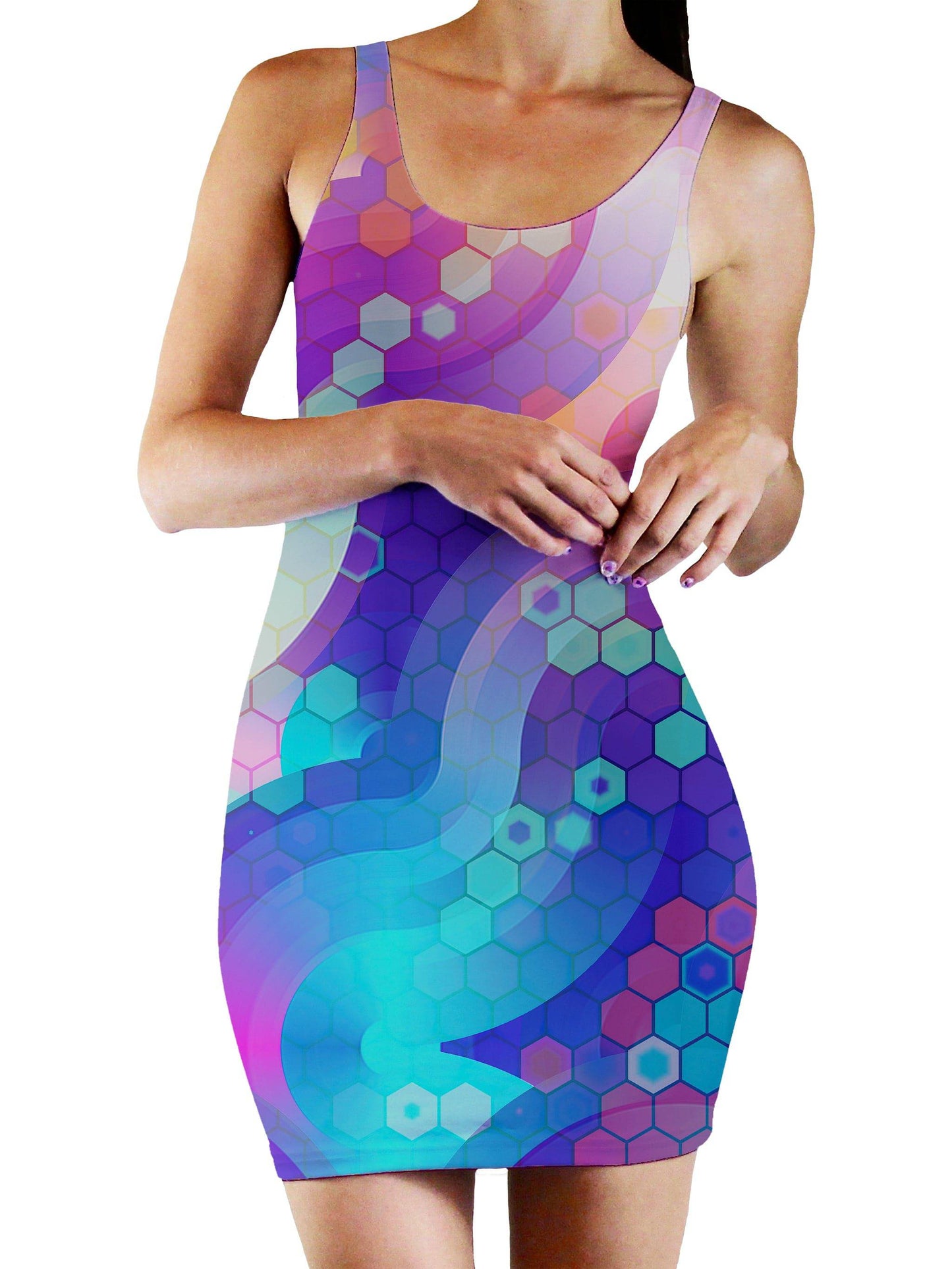 Bubbly Bodycon Mini Dress, Art Design Works, | iEDM