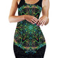 Green Prism Bodycon Mini Dress, Art Design Works, | iEDM