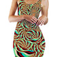 Horizon Trippy Bodycon Mini Dress, Art Design Works, | iEDM