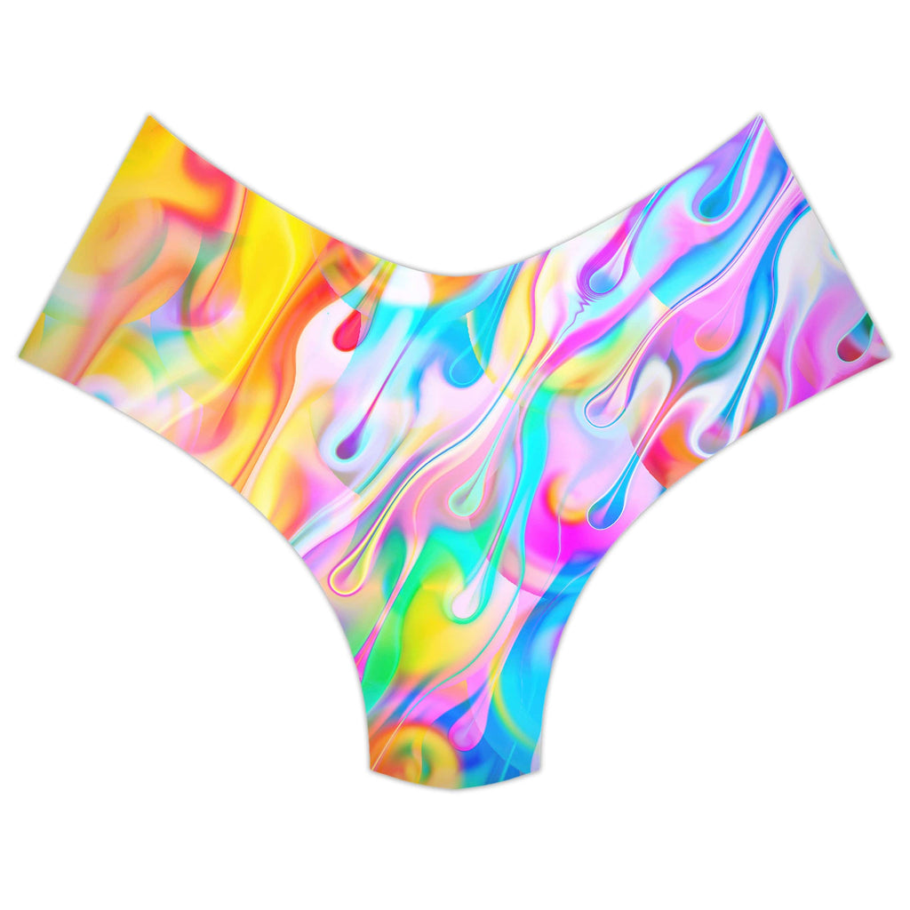 Blissful Drip Booty Shorts, Art Design Works, | iEDM