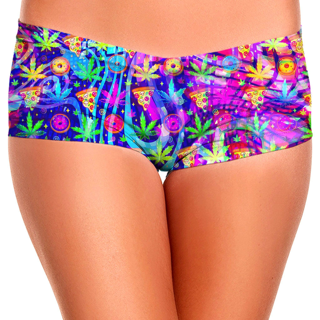 Dreamin Of Munchies Booty Shorts, Art Design Works, | iEDM