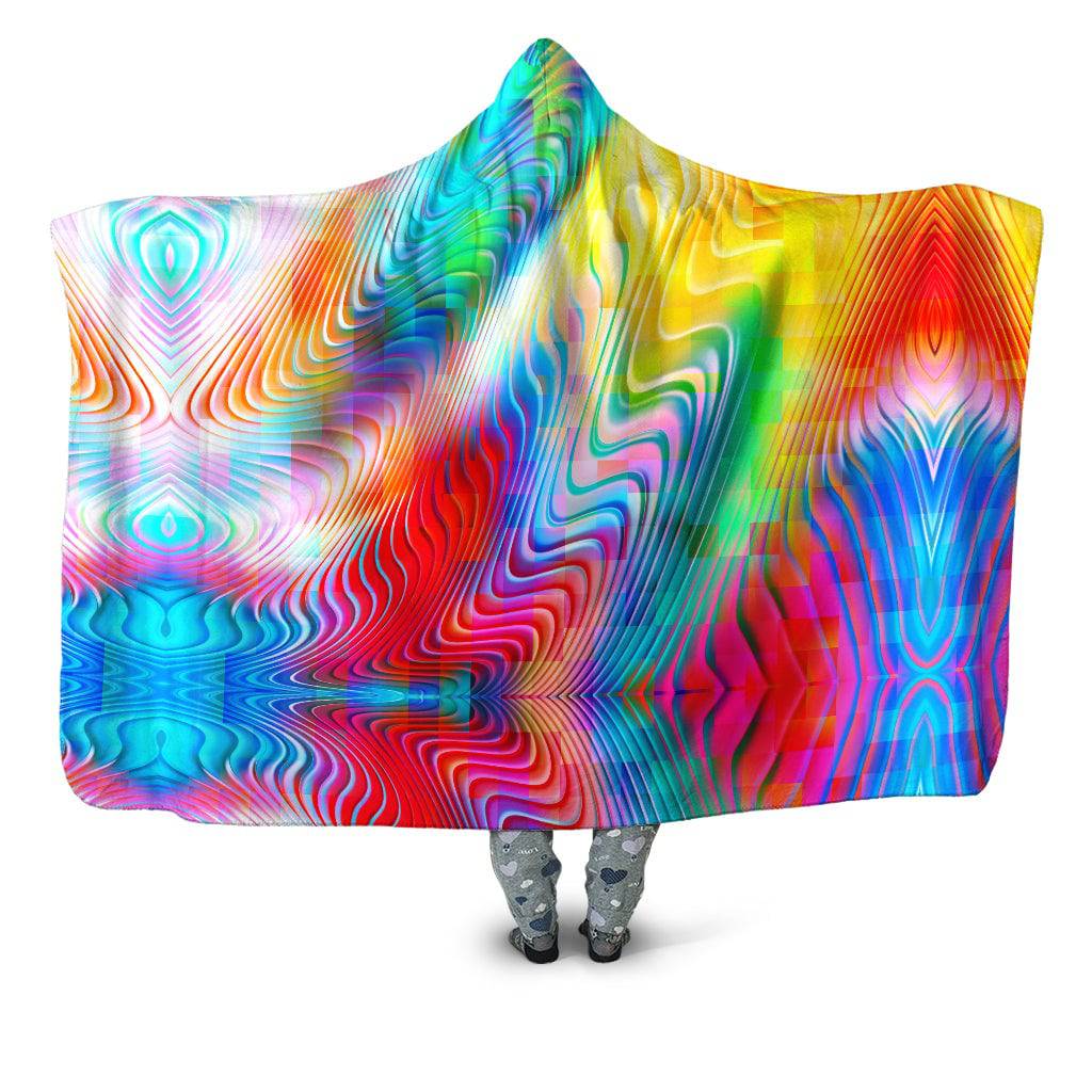 Rainbow Prism Hooded Blanket, Art Design Works, | iEDM