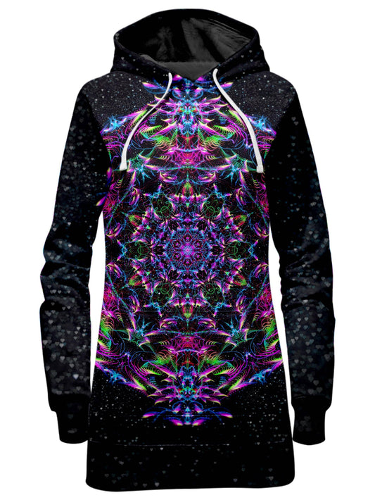 Purp Geometric Hoodie Dress, Art Design Works, | iEDM