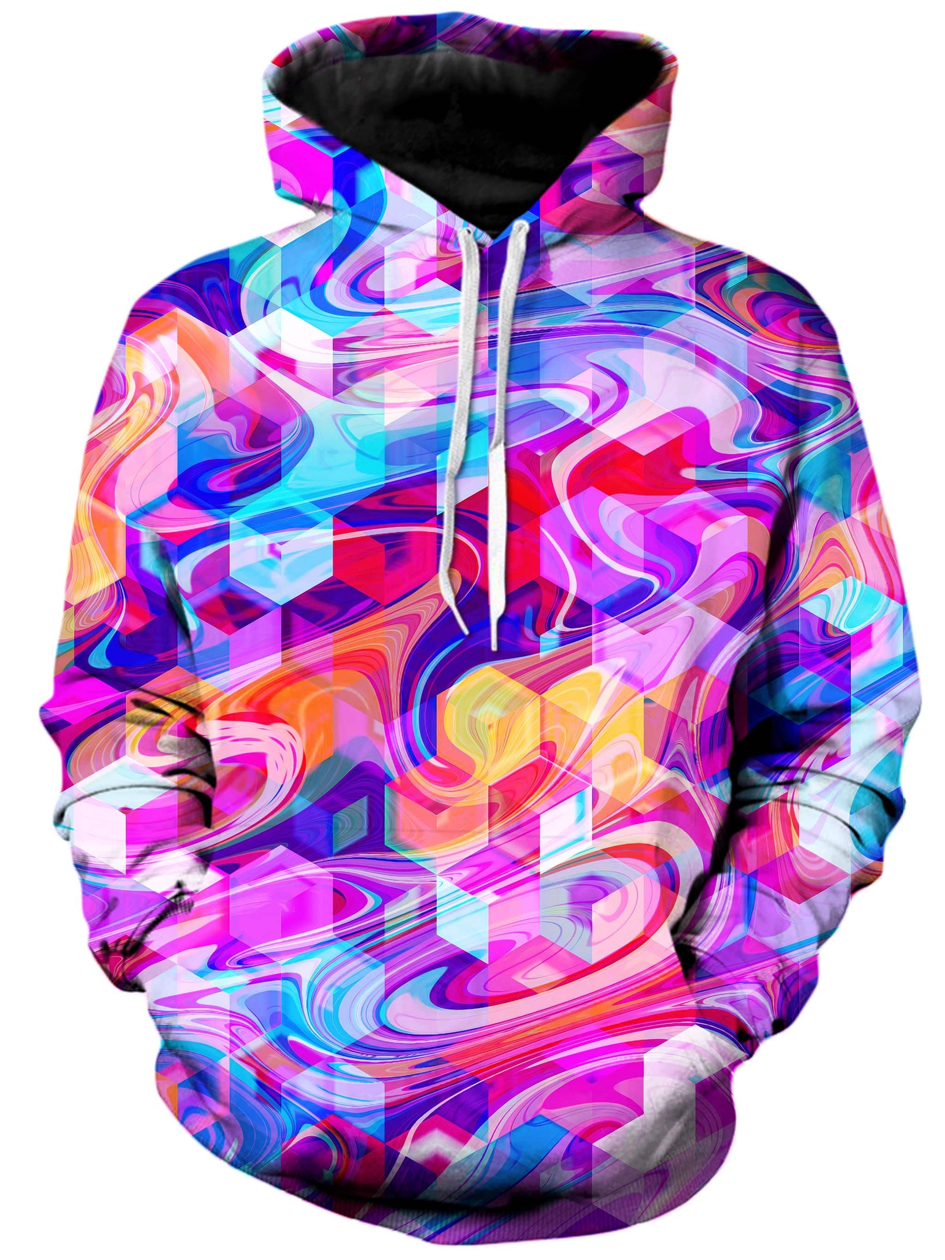Cubic Drop Unisex Hoodie, Art Design Works, | iEDM