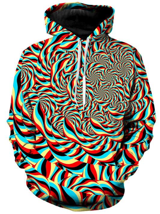 Trippy Swirl Unisex Hoodie, Art Design Works, | iEDM