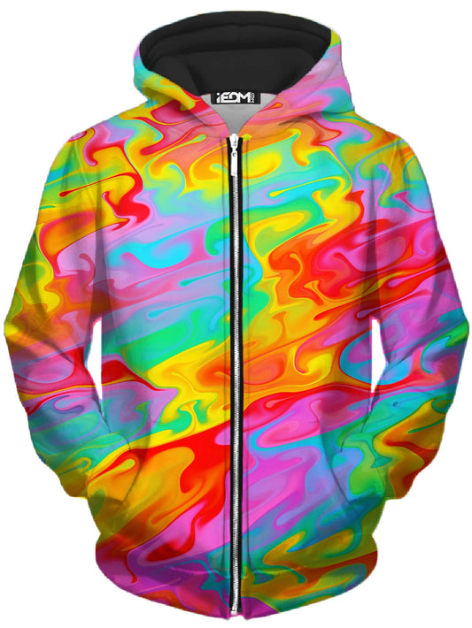 Summer Solstice Unisex Zip-Up Hoodie, Art Design Works, | iEDM