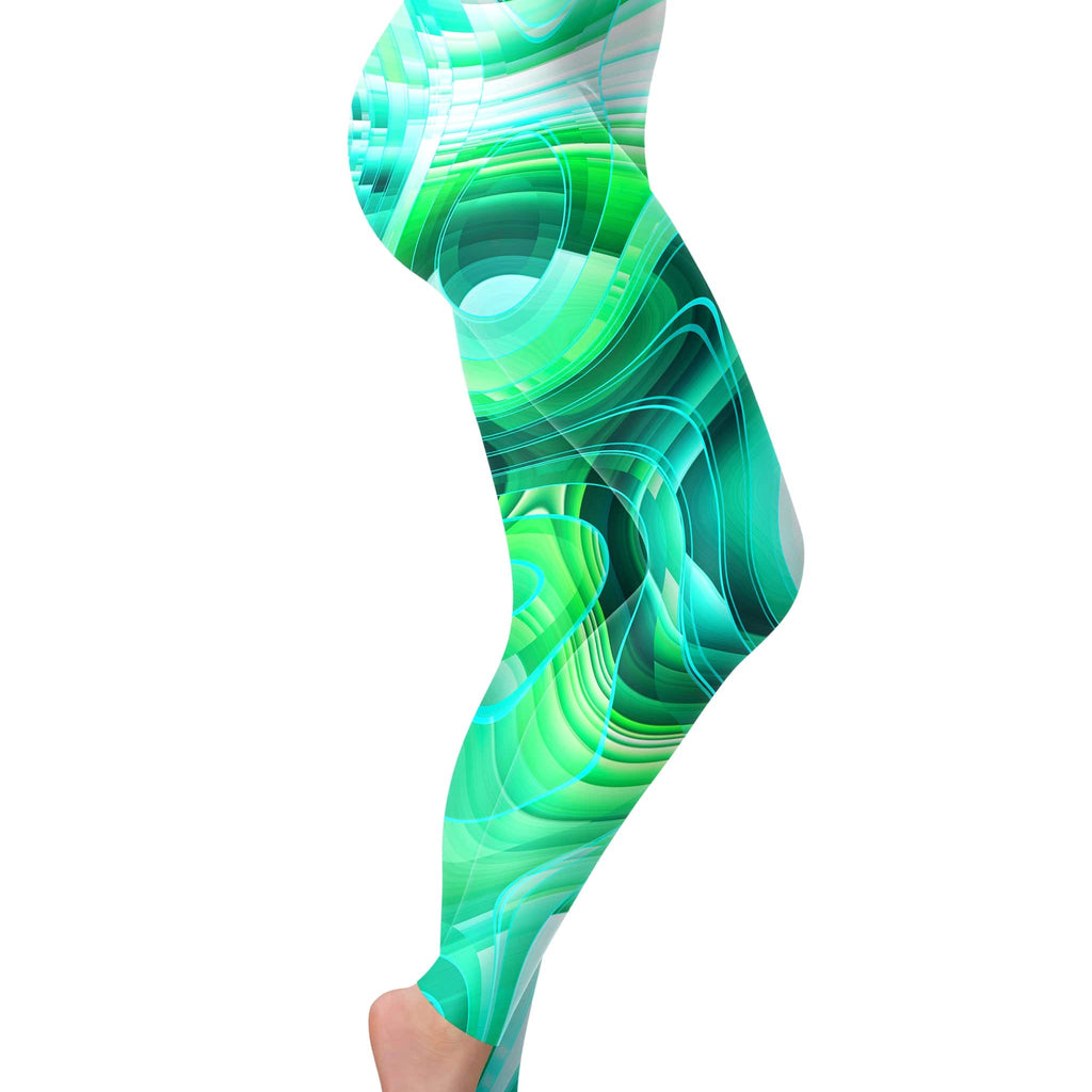 Green Schism Leggings, Art Design Works, | iEDM