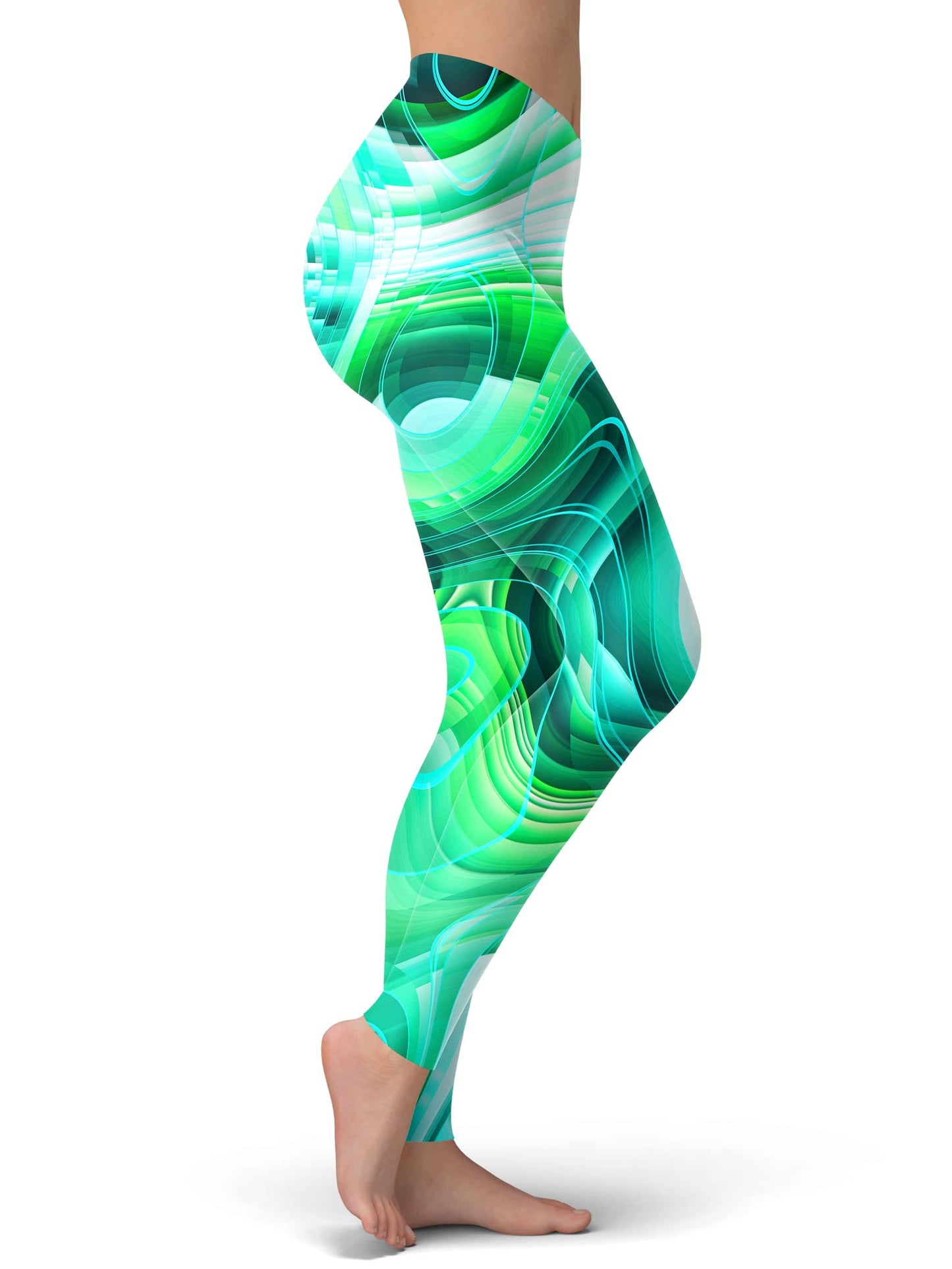 Green Schism Leggings, Art Design Works, | iEDM