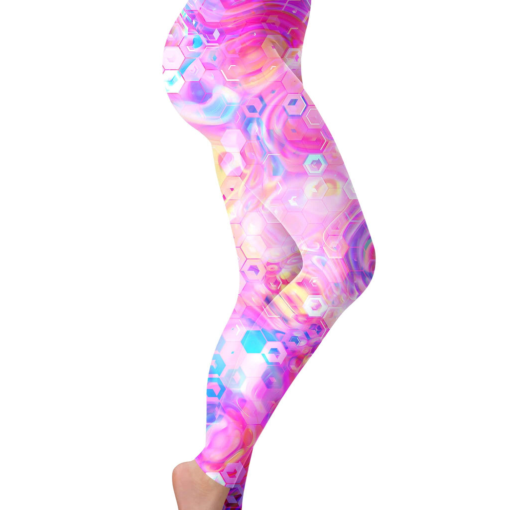 Purple Mirage Leggings, Art Design Works, | iEDM