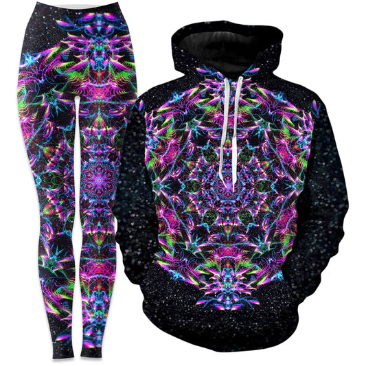 Purp Geometric Hoodie and Leggings Combo, Art Design Works, | iEDM