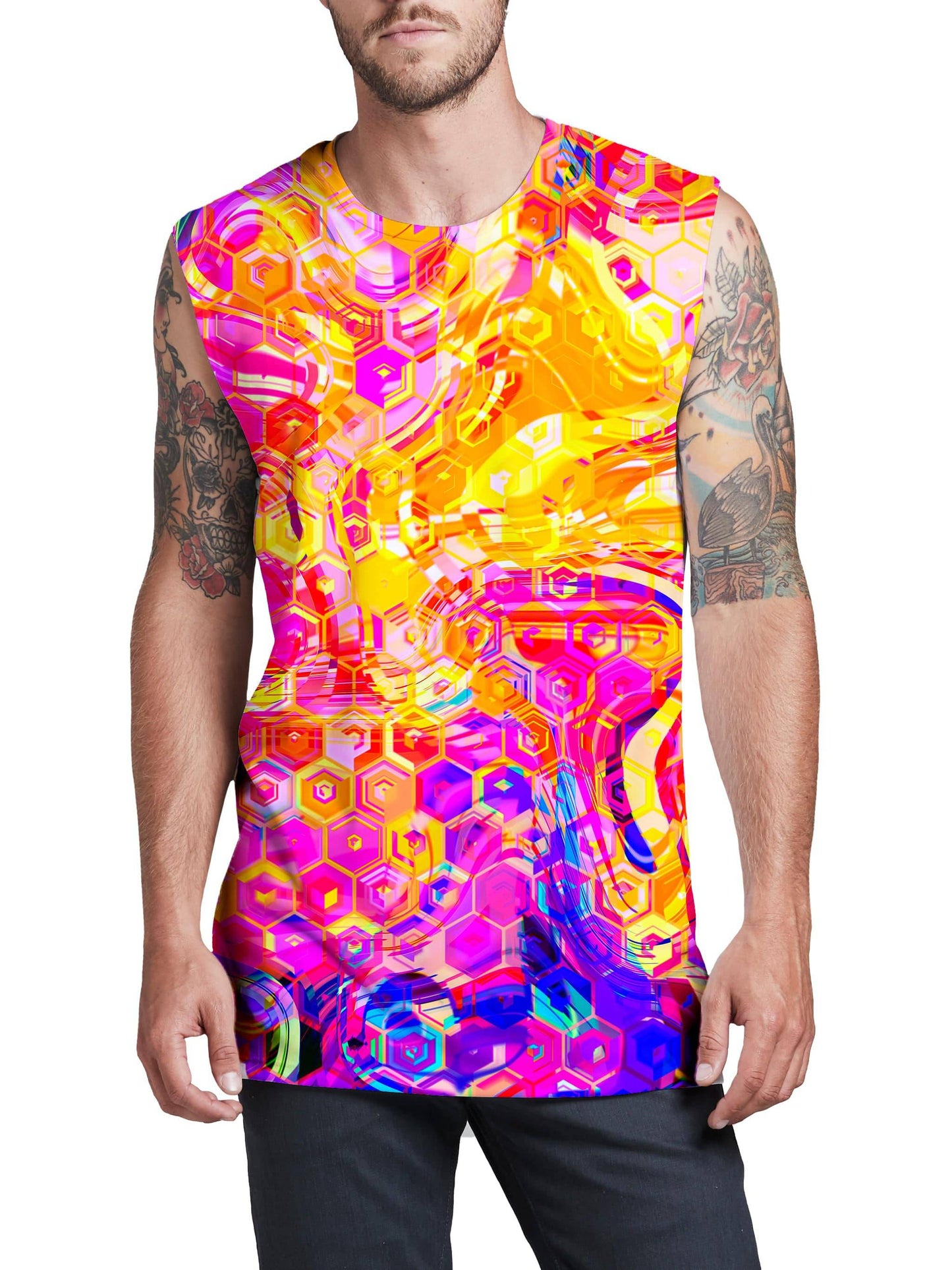 Ornate Drip Men's Muscle Tank, Art Design Works, | iEDM