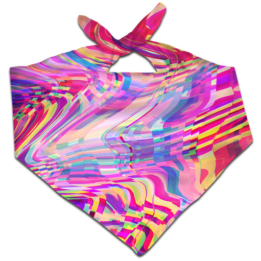Glitch Waves Bandana, Art Design Works, | iEDM