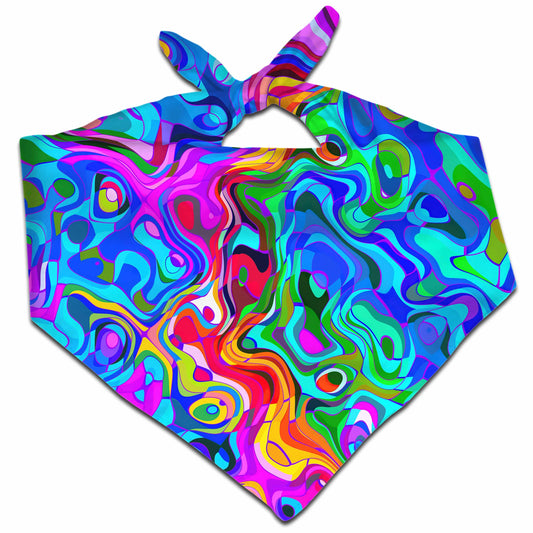 Rainbow Waves Bandana, Art Design Works, | iEDM