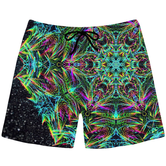 Green Warp Swim Trunks, Art Design Works, | iEDM