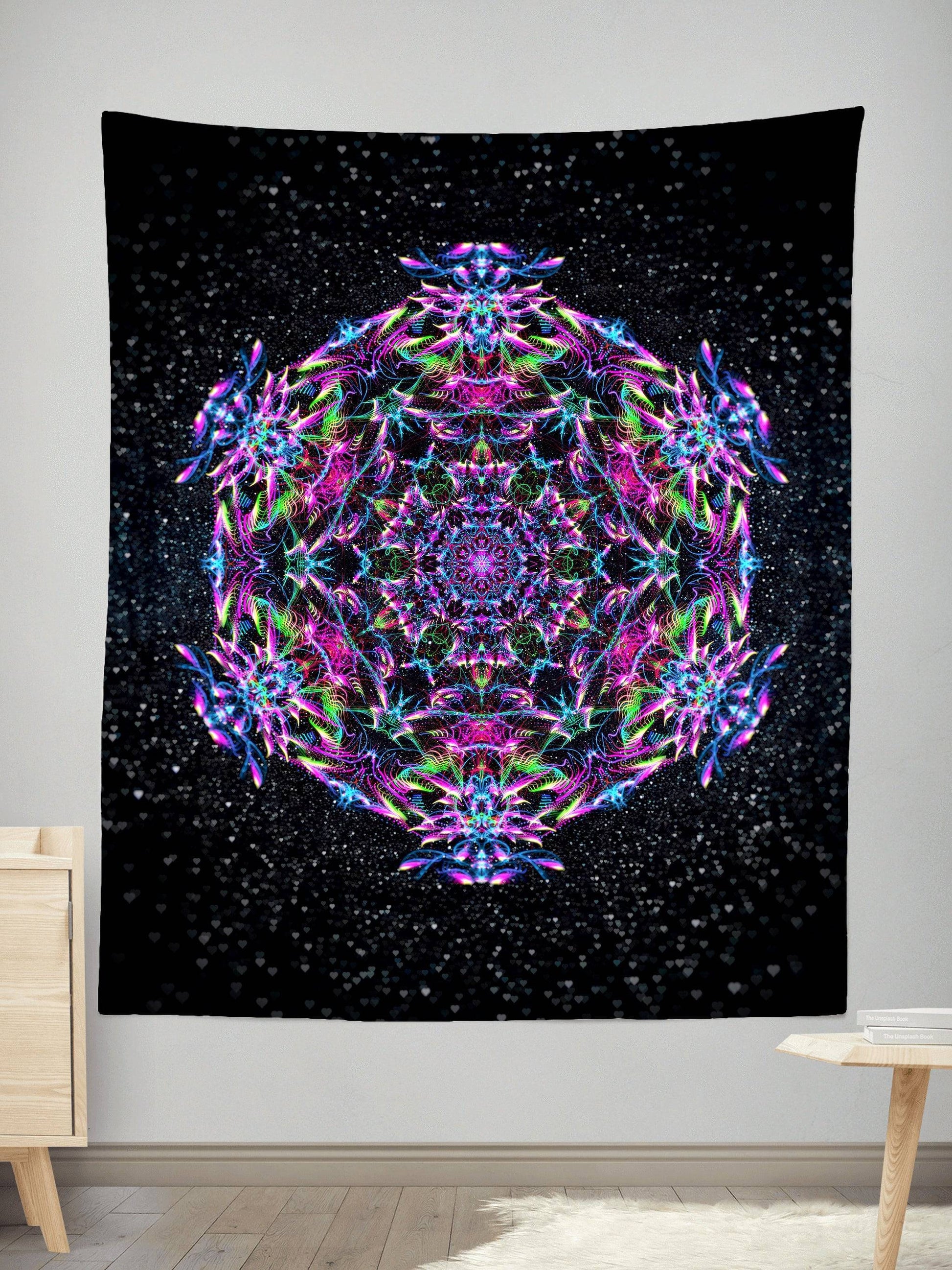 Purp Geometric Tapestry, Art Design Works, | iEDM