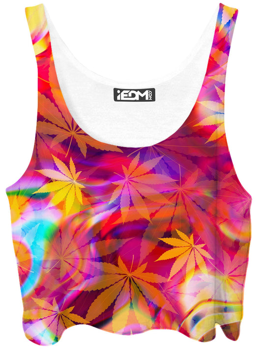Ganja Dreamin Crop Top, Art Design Works, | iEDM