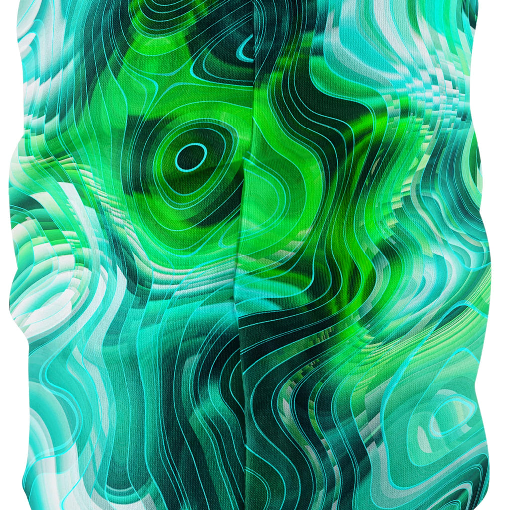 Green Schism Bandana Mask, Art Design Works, | iEDM