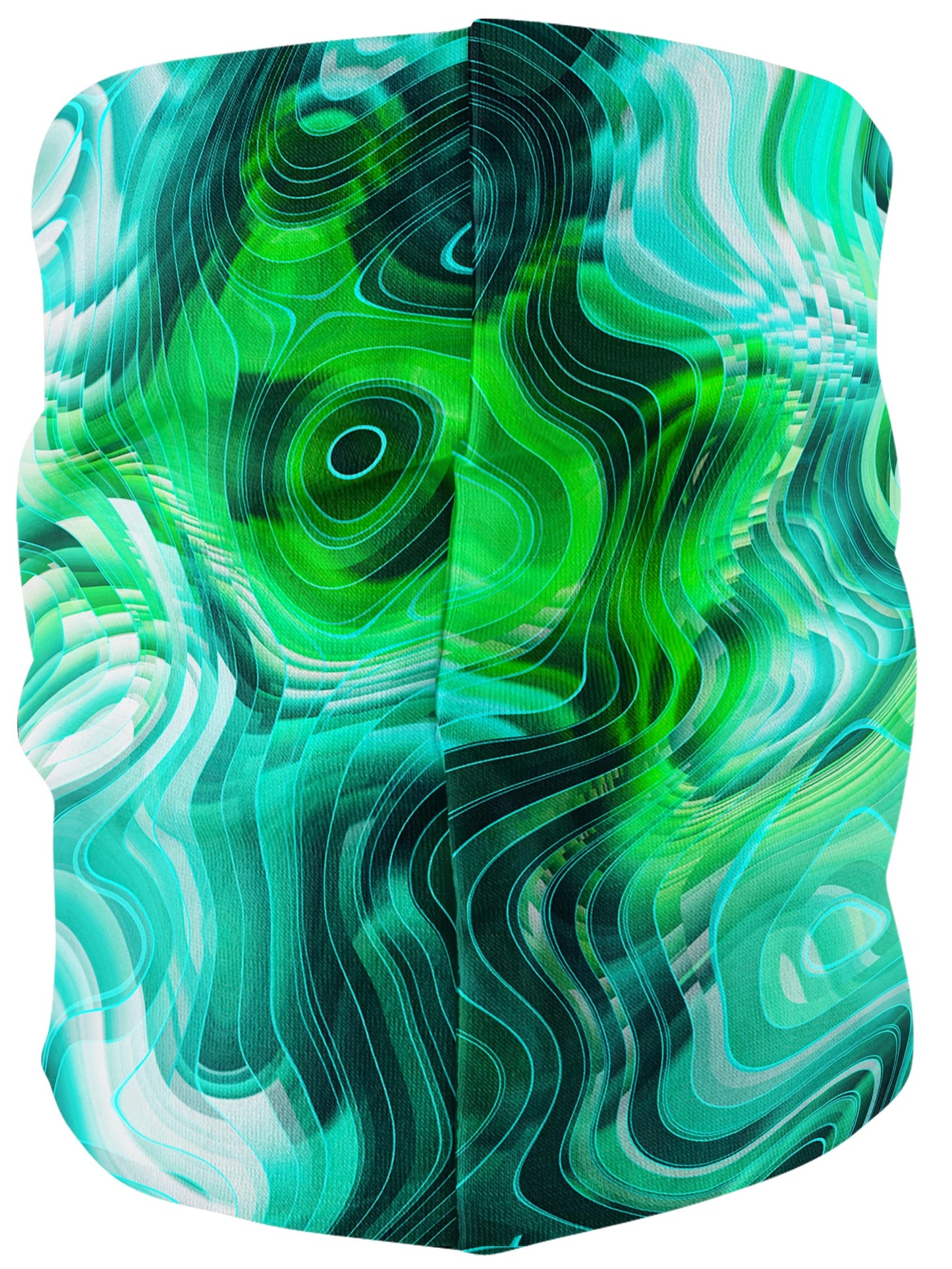 Green Schism Bandana Mask, Art Design Works, | iEDM