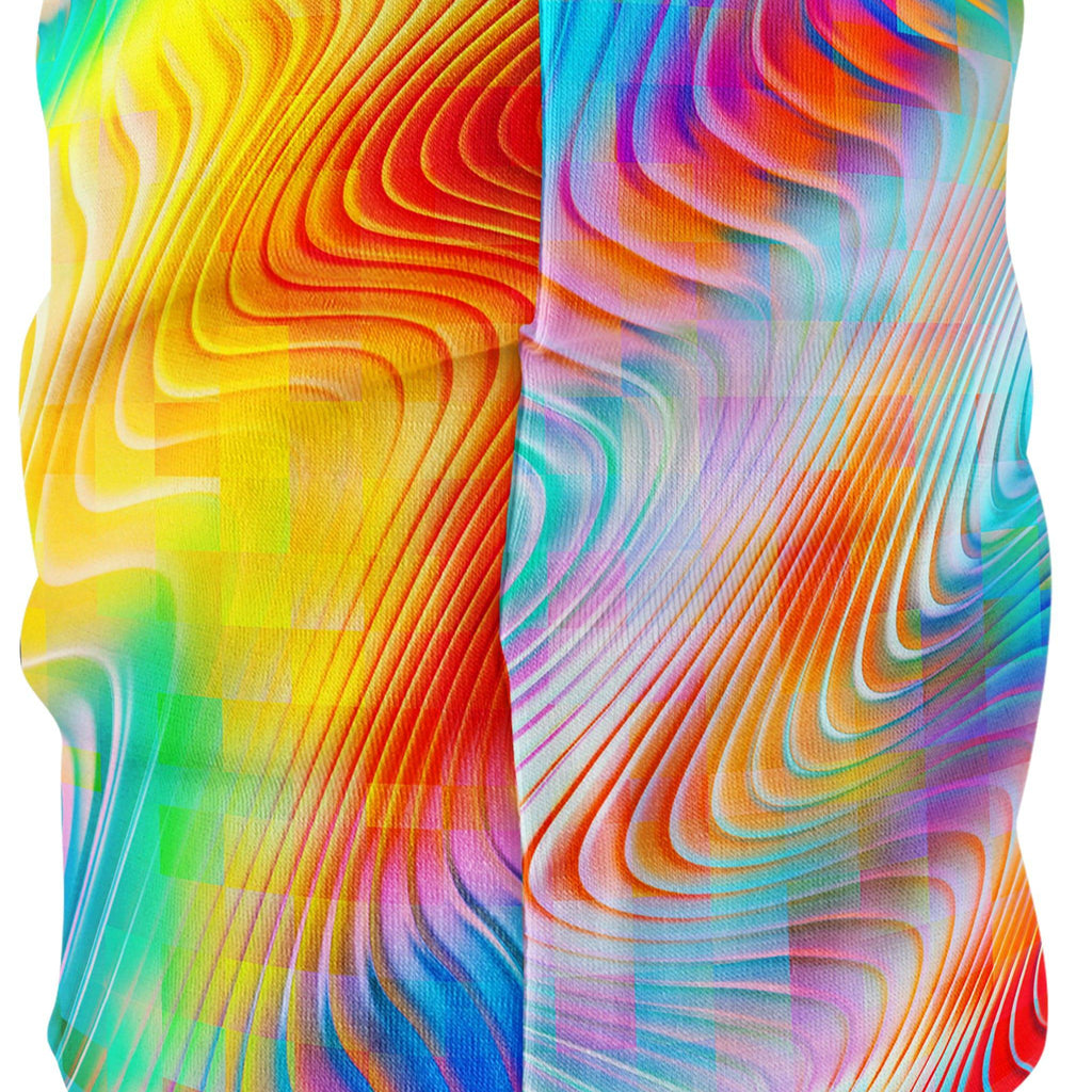 Rainbow Prism Bandana Mask, Art Design Works, | iEDM